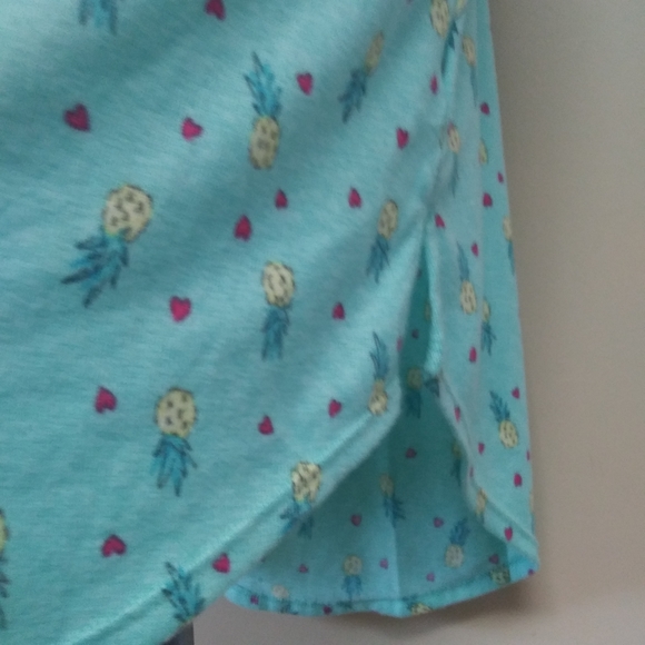 Women's Pineapples Print Sleep Wear Chemise w/ pockets - Picture 6 of 6